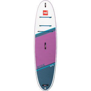 Red Paddle Co 10'6 Ride Stand Up Paddle Board , Tasche, Pumpe, Paddel & Leine - Prime Purple Package